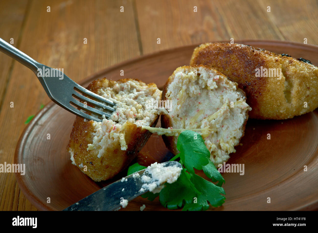 Icelandic Seafood Guinness Beer Battered Cod Fillet Stock Photo - Alamy