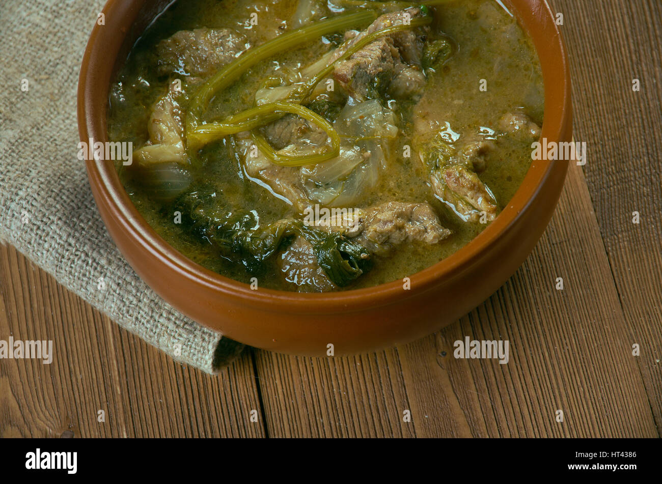 Stewed Mutton Medieval - Hericot of Mutton Stock Photo - Alamy