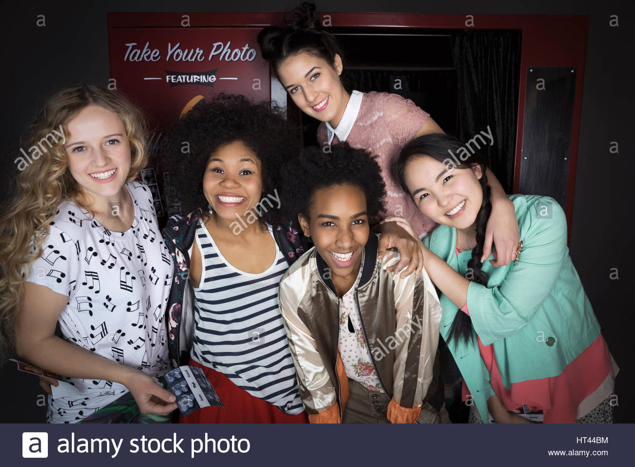 Teenager posing photo booth hires stock photography and images Alamy