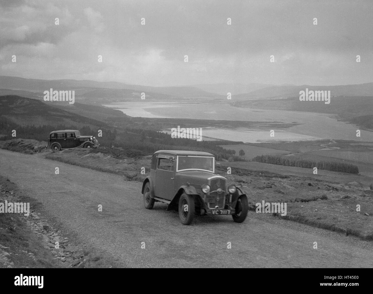 Scottish All Rover Rally Rover coupe of G Ross competing in the RSAC Scottish Rally, 1934 ...