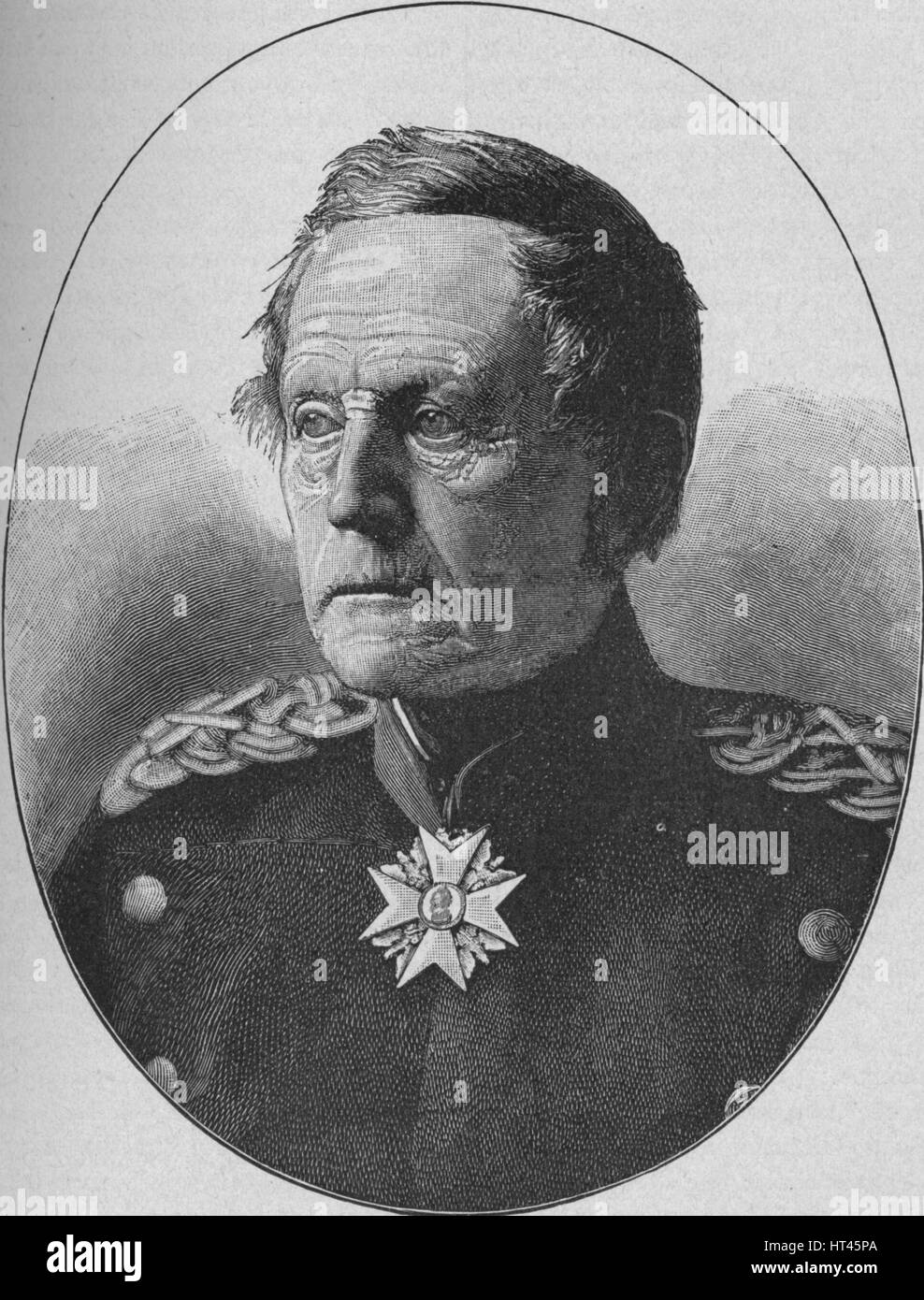 'Count Von Moltke', c1890. Artist: Unknown. Stock Photo