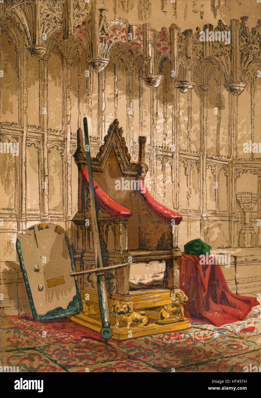 Coronation chair stone hi-res stock photography and images - Alamy