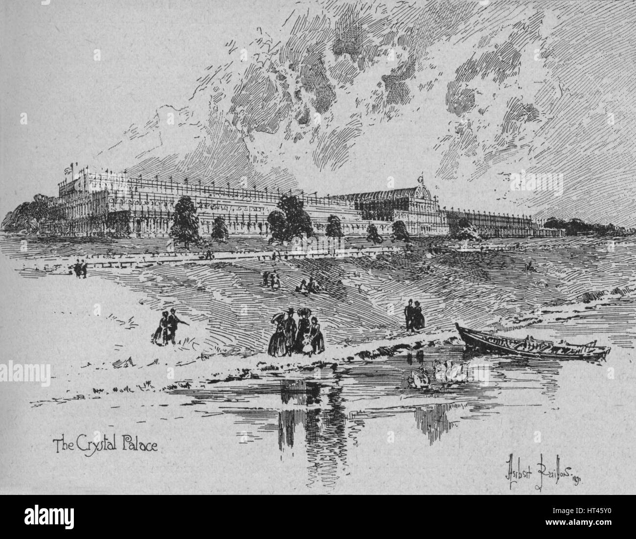 Crystal palace 1851 boats hi-res stock photography and images - Alamy