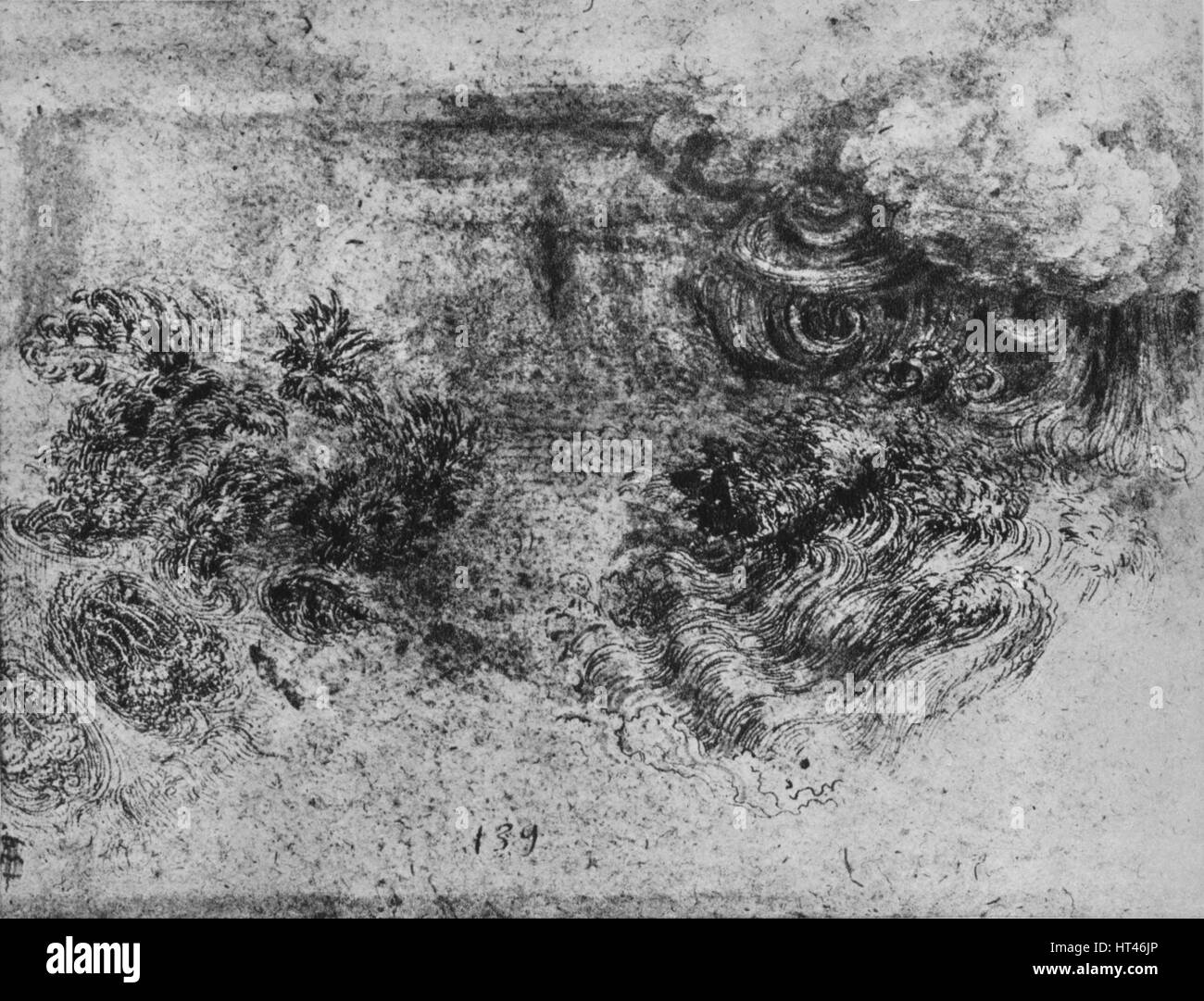 'A Deluge', c1480 (1945). Artist Leonardo da Vinci Stock Photo Alamy