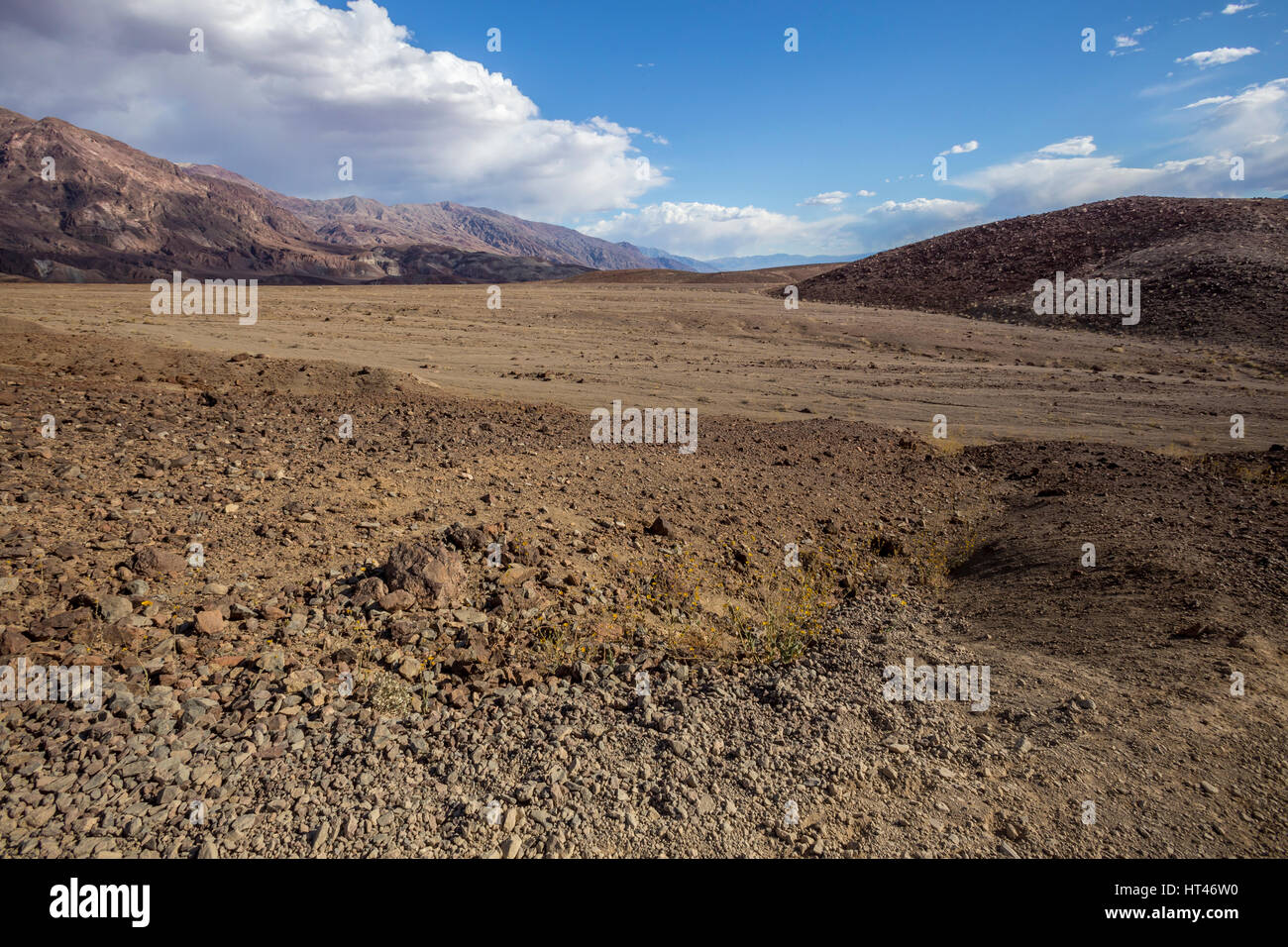 Black Mountains, scenic drive, Artist Drive, Death Valley National Park, Death Valley, California, United States, North America Stock Photo