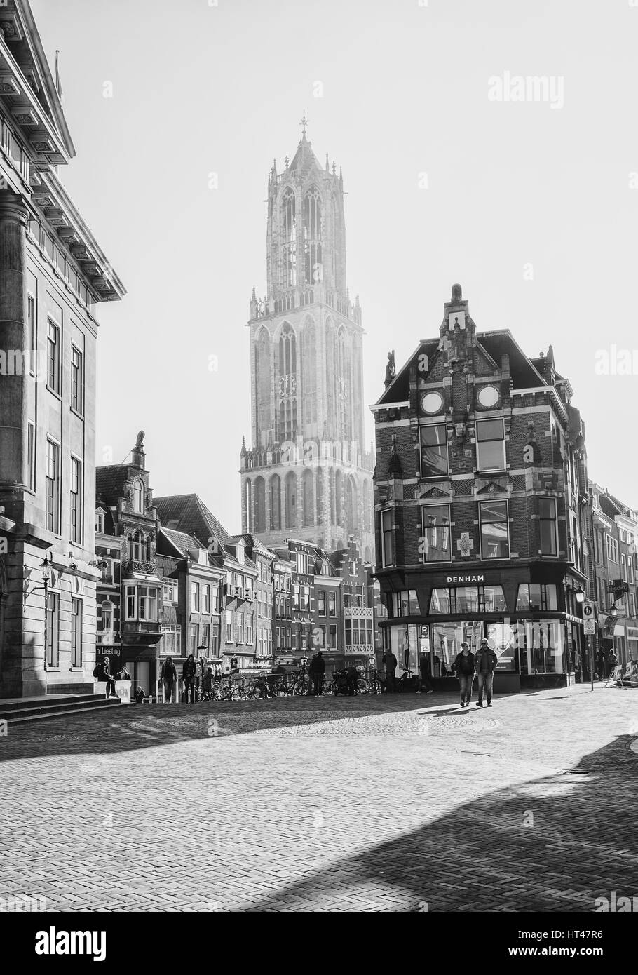 Utrecht, Netherlands October 23, 2016 The Dom Tower in the historic