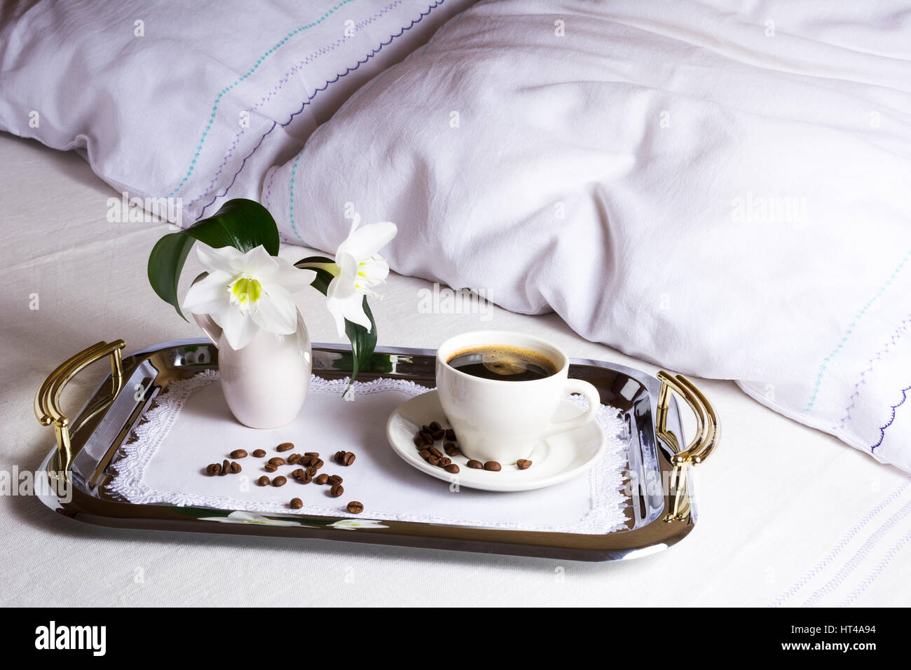 Coffee in bed hi-res stock photography and images - Alamy