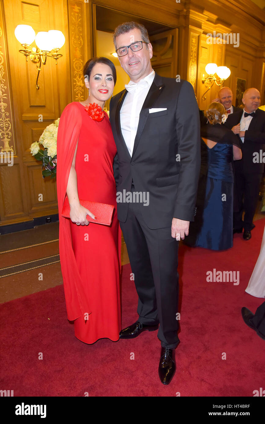 SemperOpernball 2017 at Semperoper. Featuring Annika de Buhr, her