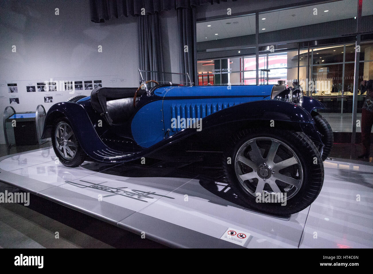Los Angeles Ca Usa March 4 2017 Blue 1932 Bugatti Type 55 Super Sport At The Petersen Automotive Museum In Los Angeles California United State Stock Photo Alamy
