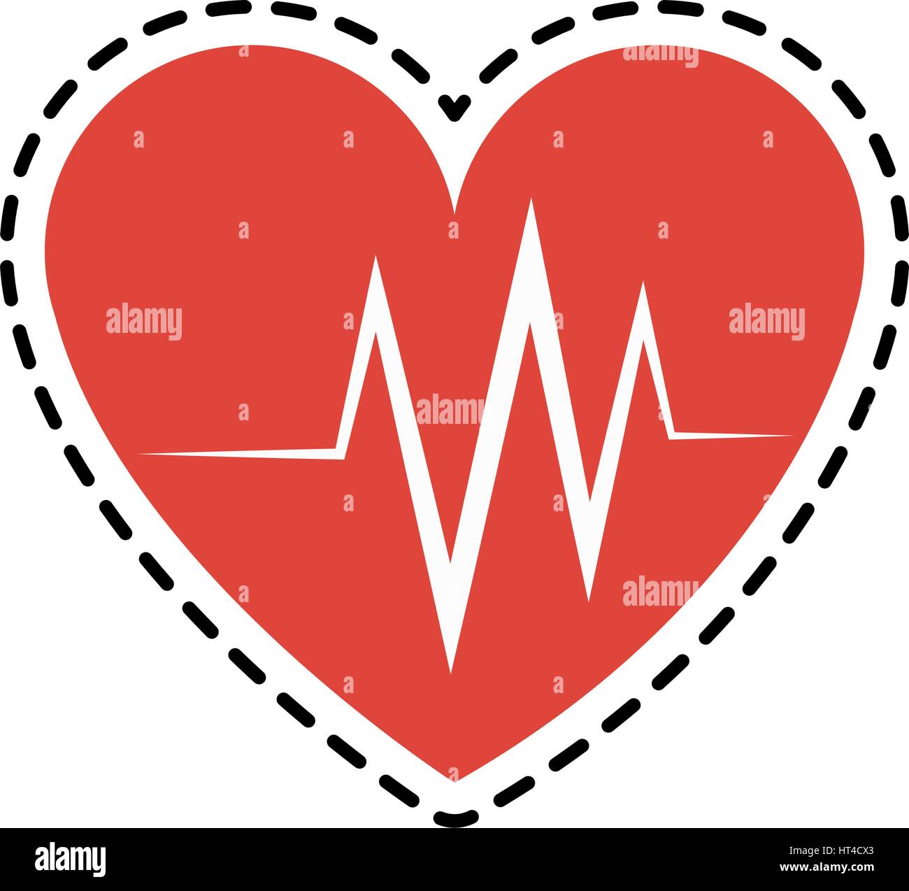 heart cardiogram icon image Stock Vector Image & Art - Alamy