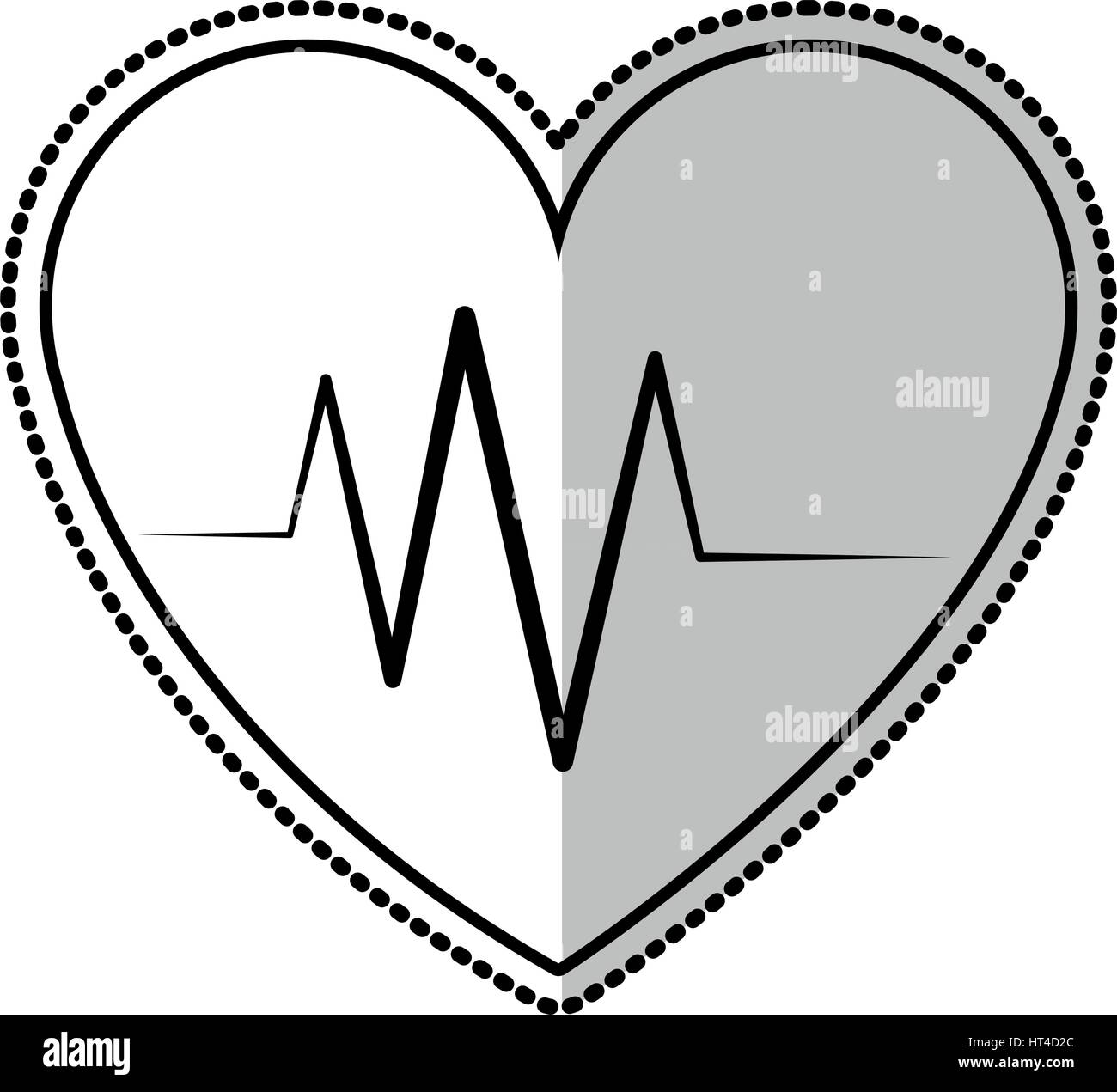 heart cardiogram icon image Stock Vector Image & Art - Alamy