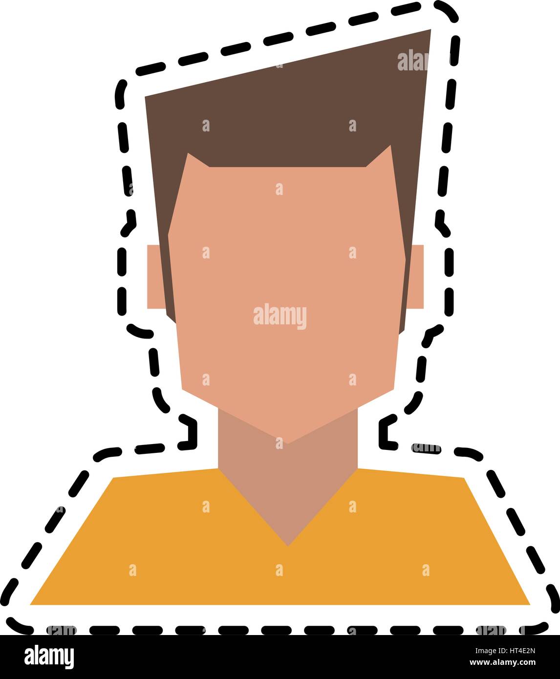 faceless man portrait icon image Stock Vector Image & Art - Alamy