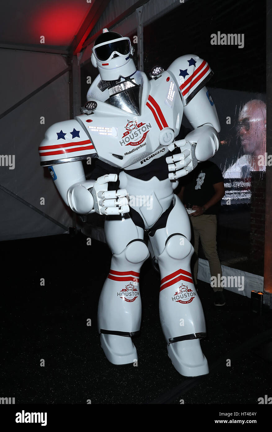 14th Annual Leather & Laces at Hughes Manor - Red Carpet Arrivals  Featuring: Ryan Klesko Where: Houston, Texas, United States When: 03 Feb  2017 Stock Photo - Alamy