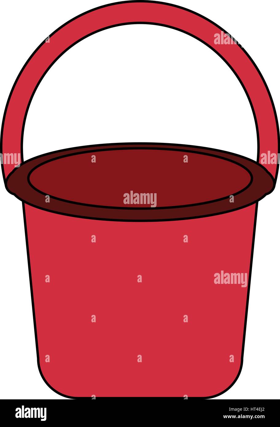 Antique bucket Stock Vector Images - Alamy