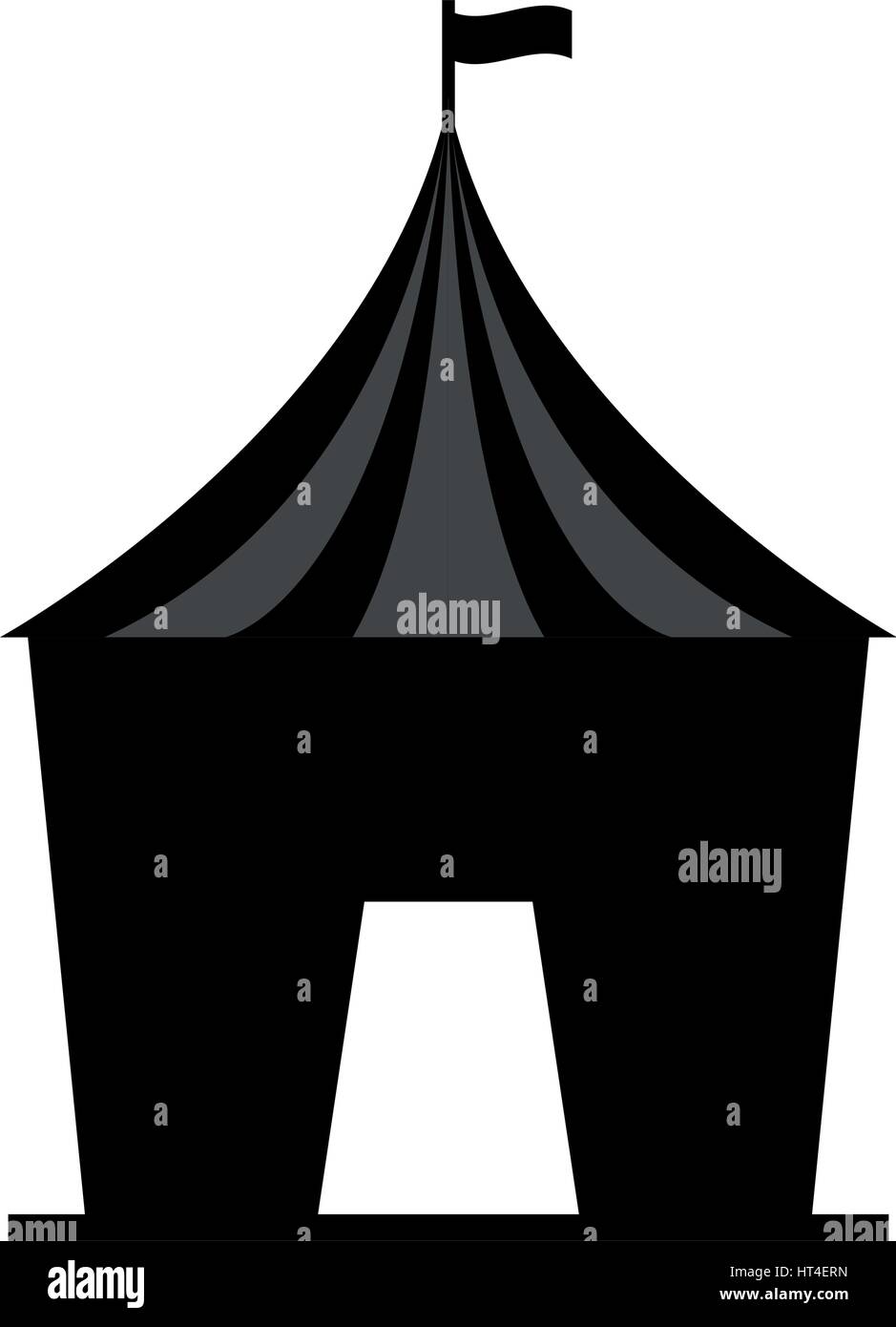 Circus icon illustrated on a white background in vector Stock Vector ...