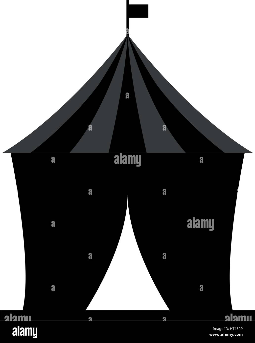 Circus icon illustrated on a white background in vector Stock Vector ...