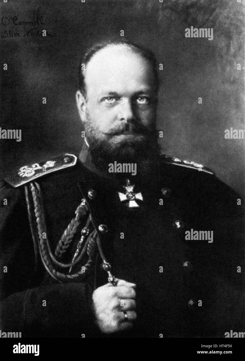 Portrait of Alexander III. Czar Of Russia By Nadar Stock Photo Alamy