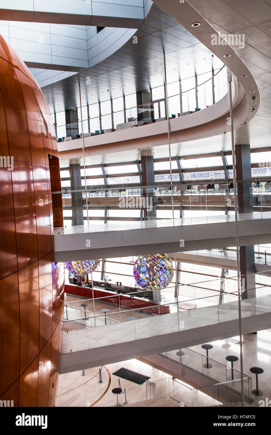 Inside the Copenhagen Opera House. It is the national opera house of  Denmark and one of the most modern and expensive opera houses in the world  Stock Photo - Alamy