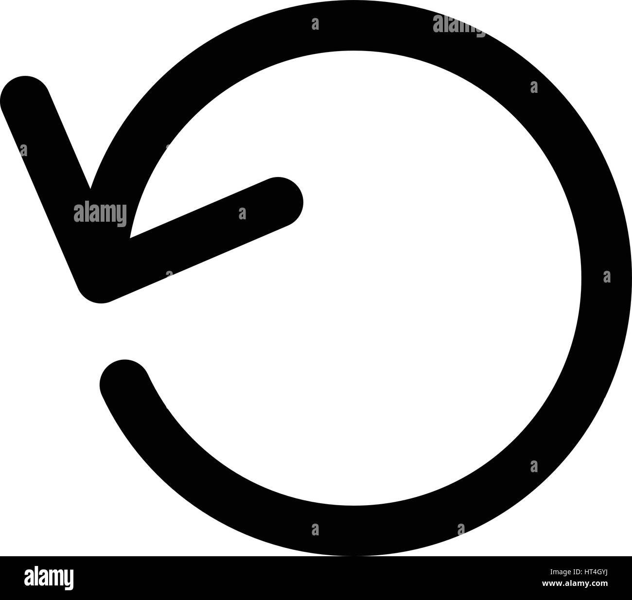 arrow back vector icon. Navigation symbol Stock Vector Image & Art - Alamy