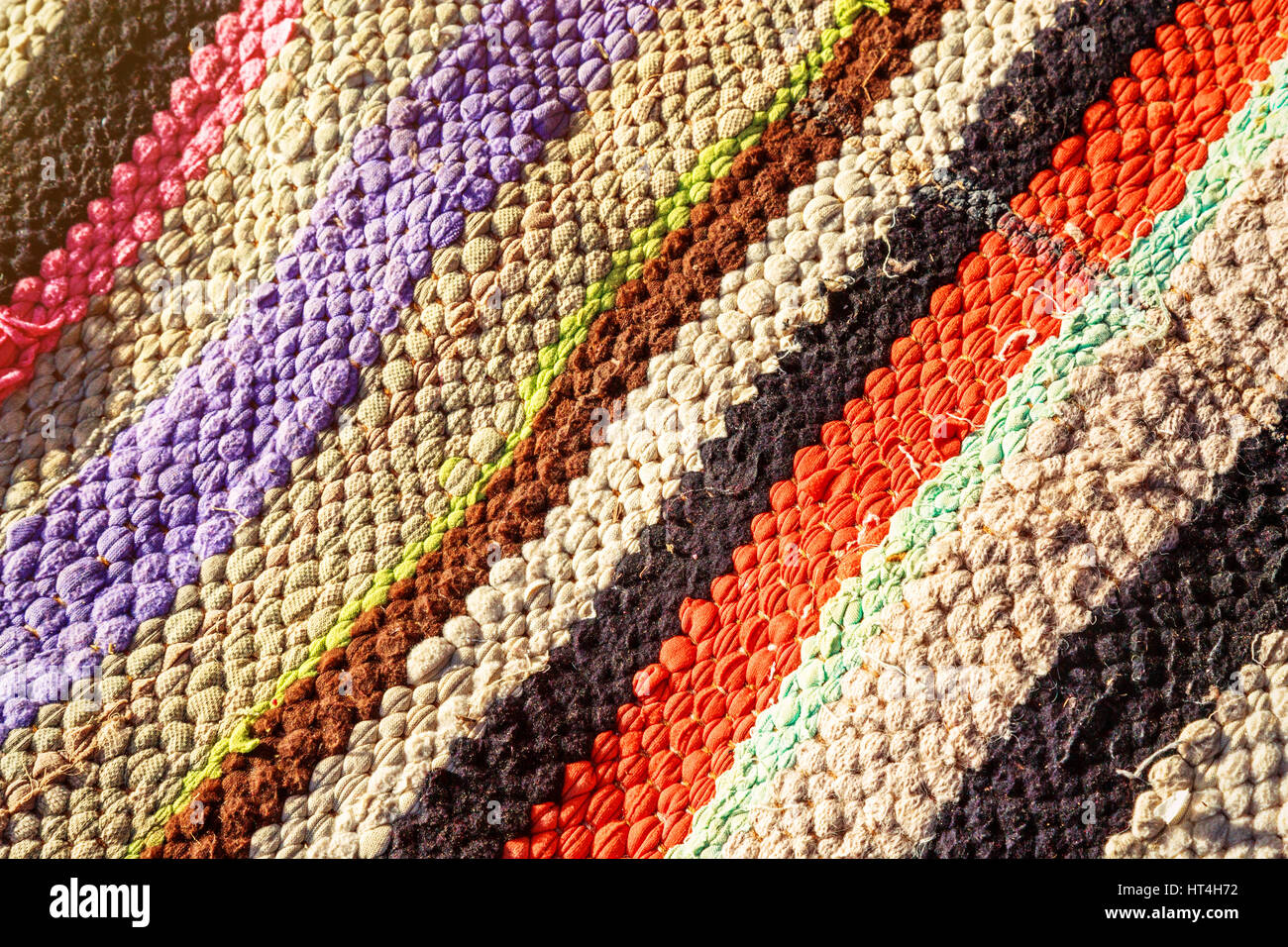 Closeup on berber nomad carpet Stock Photo Alamy