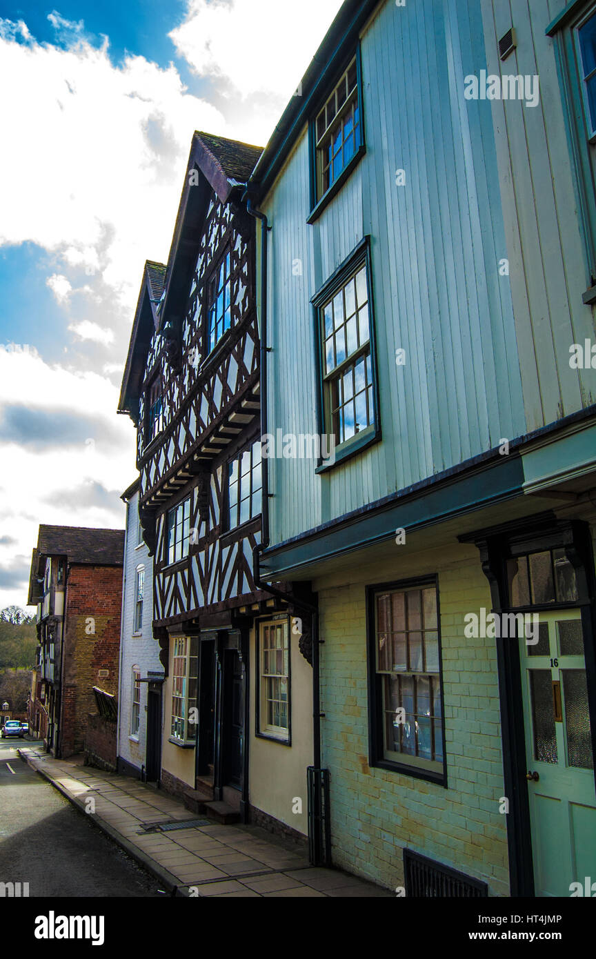 Ludlow Town, Castle and Countryside Stock Photo