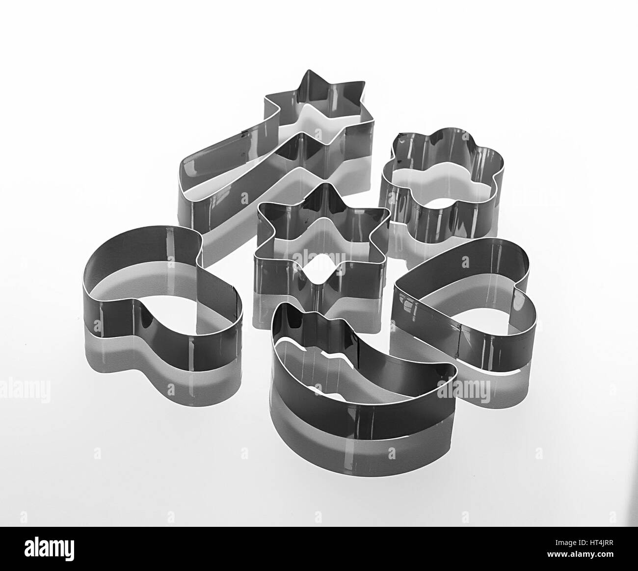 Set of six nice cookie cutters Stock Photo Alamy