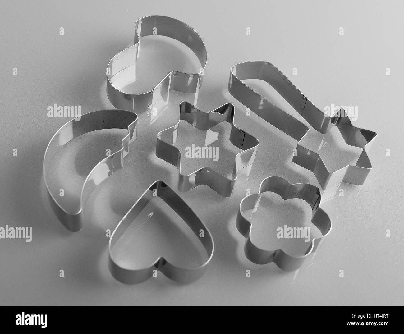 Set of six nice cookie cutters Stock Photo Alamy