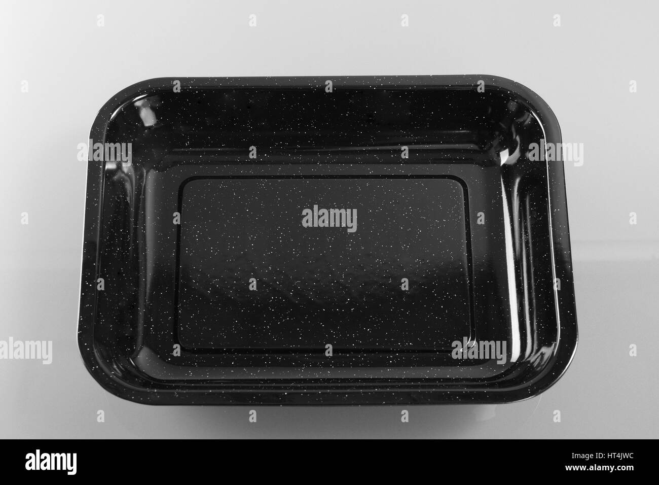 Enamel baking dish cakes, top view Stock Photo Alamy