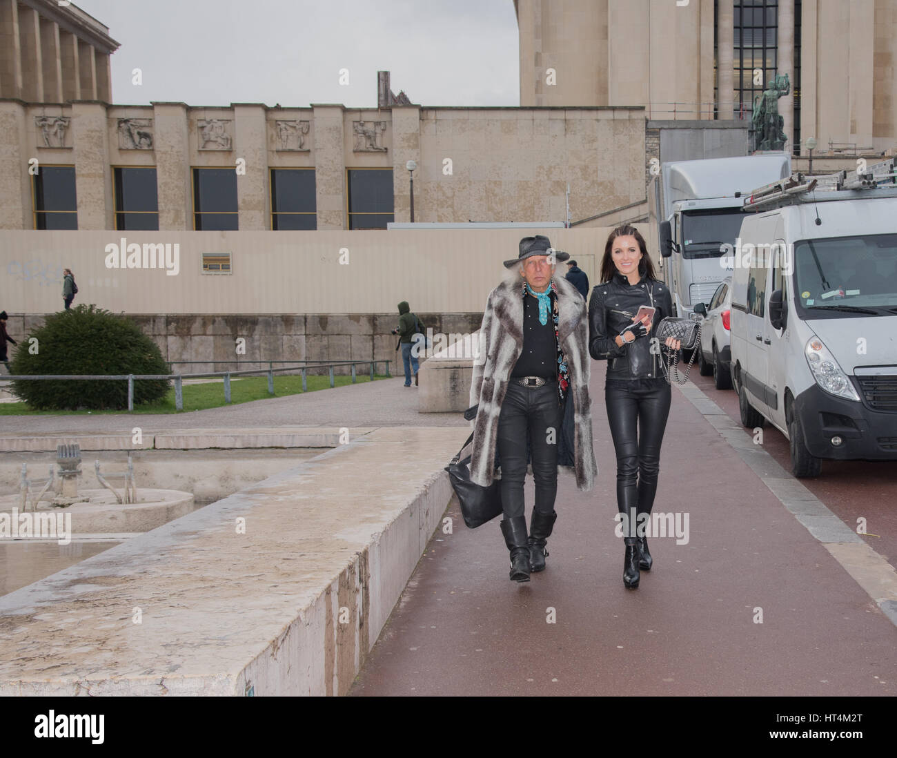 As part of the fashion week in Paris, James F. Goldstein in the company ...