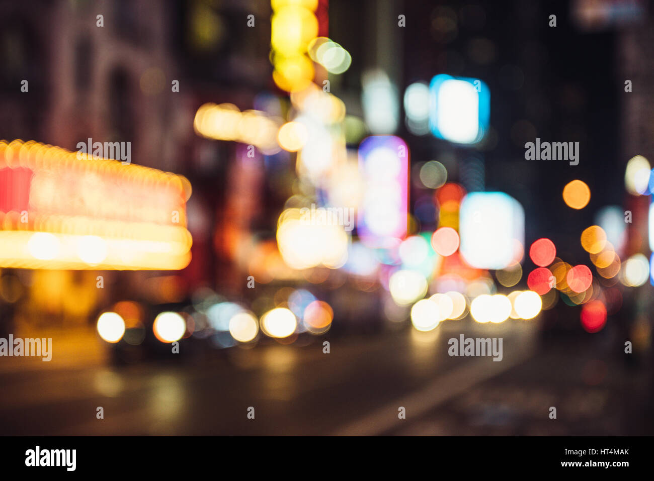 Blurry city lights hires stock photography and images Alamy