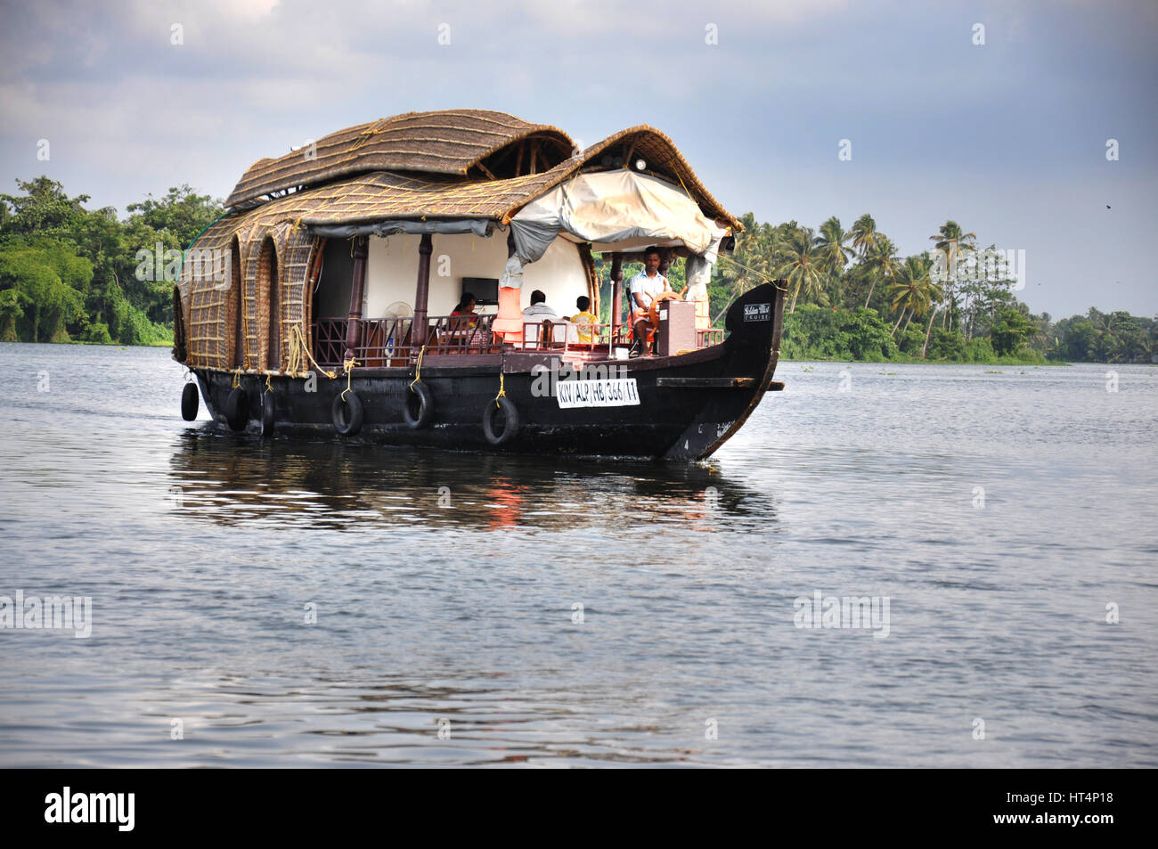 Alleppey and Kerala Backwaters Houseboat, Kerala (Photo Copyright © by Saji Maramon) Stock Photo