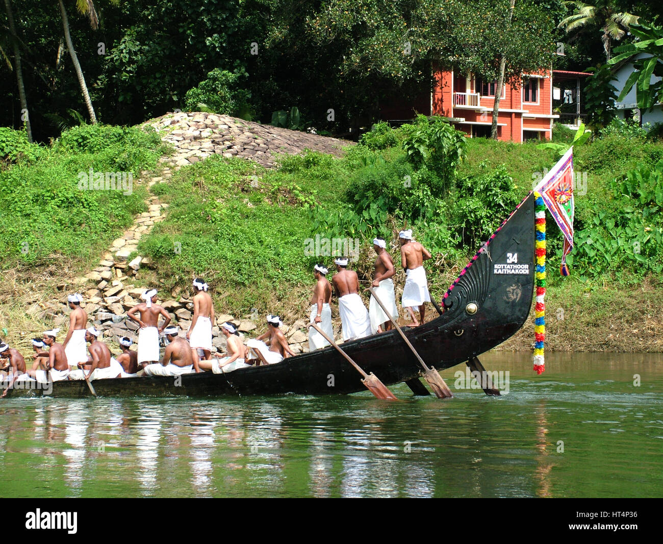 Aranmula Snake Boat, Boat Race festival, held during Onam, Kerala India ...