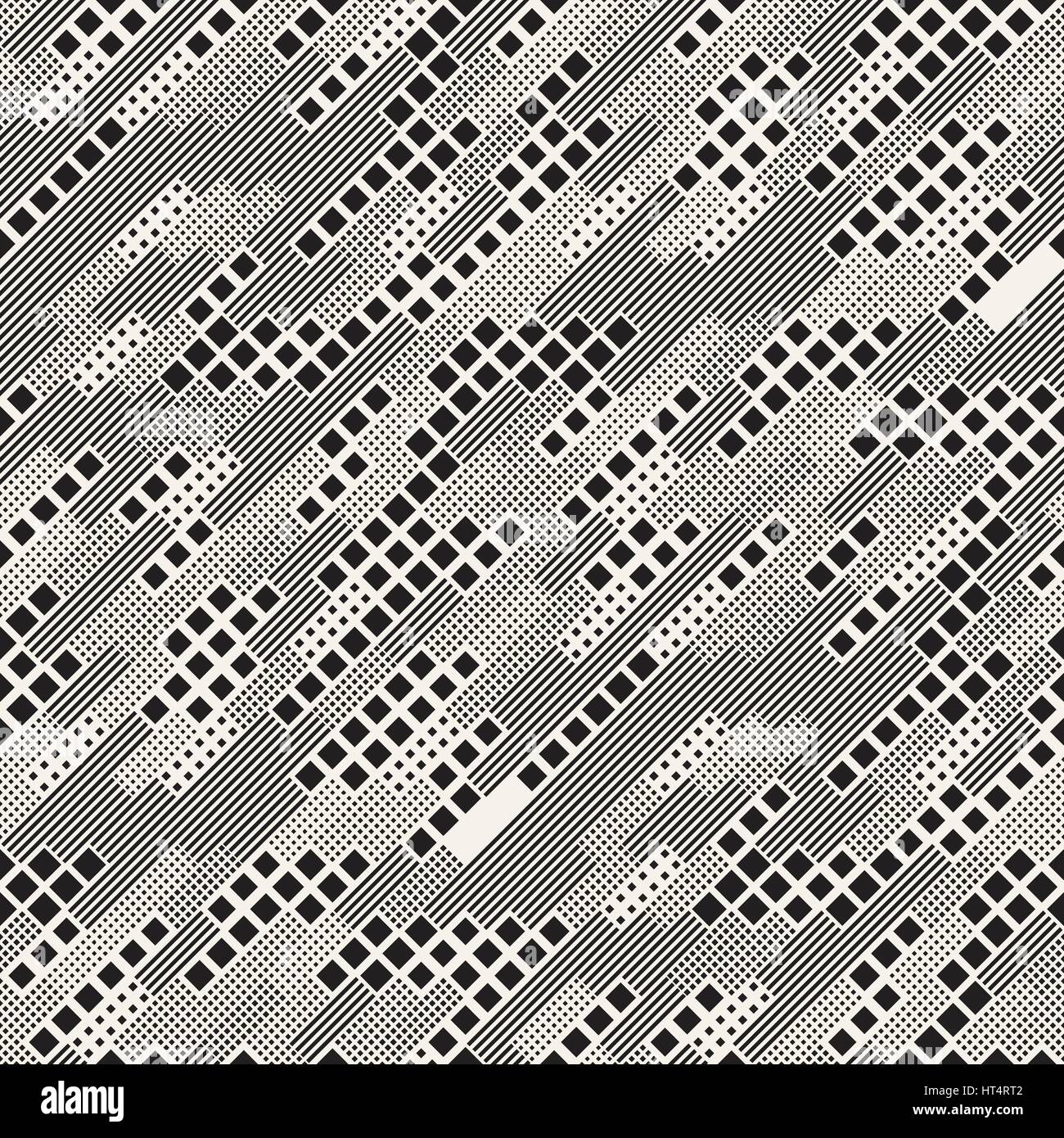 Modern Stylish Halftone Texture. Endless Abstract Background With ...