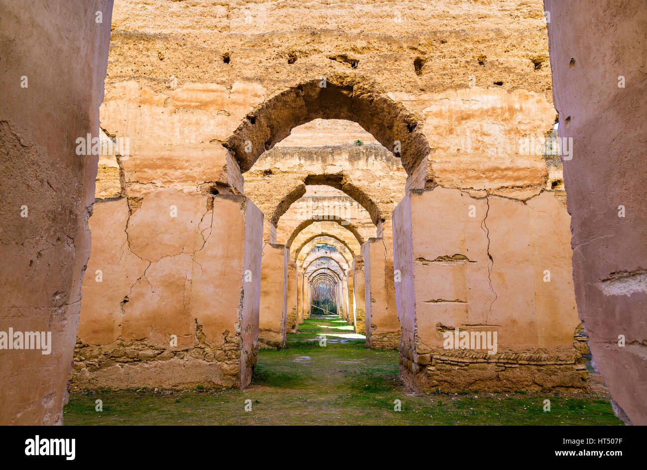 Royal Stables and Granaries of Moulay Ismail, Meknes Stock Photo