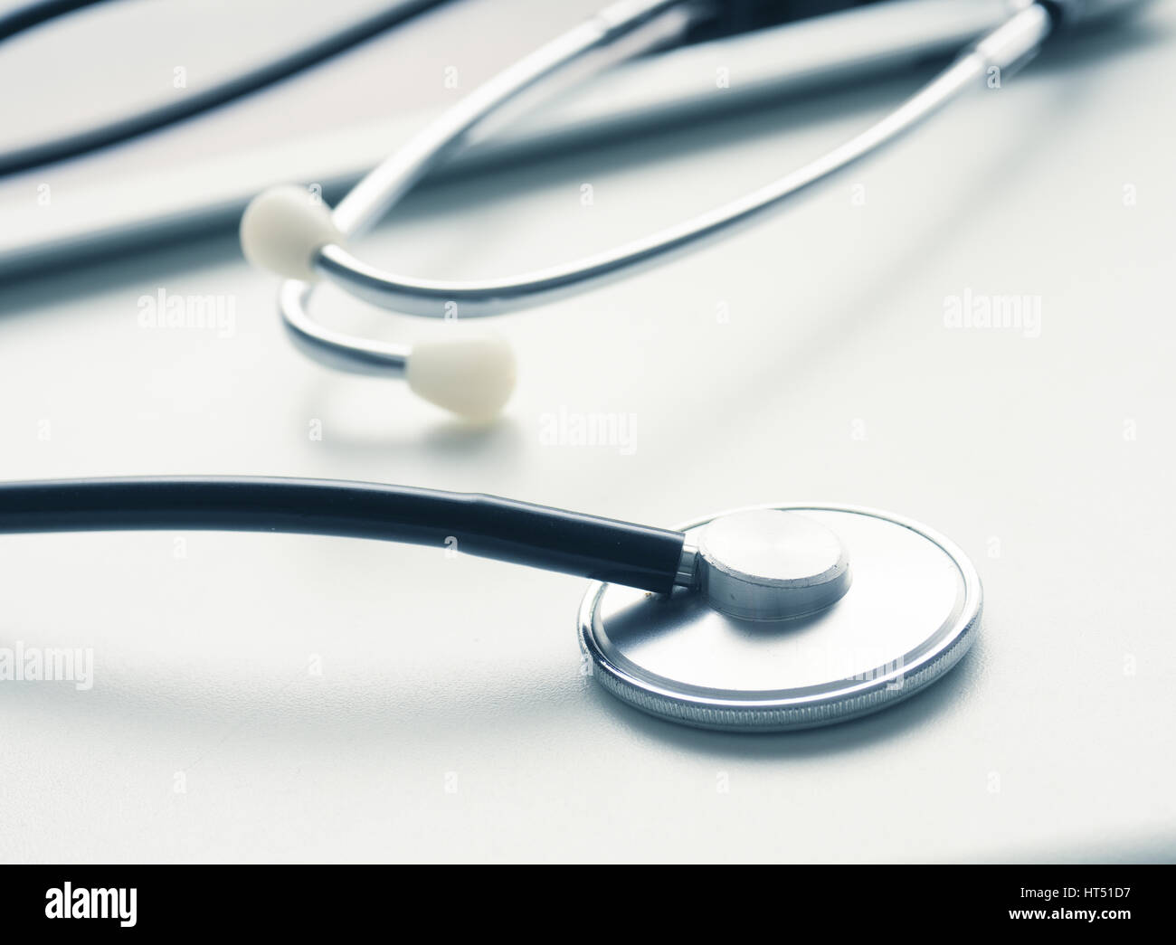 Stethoscope and tablet computer on an office table Stock Photo - Alamy