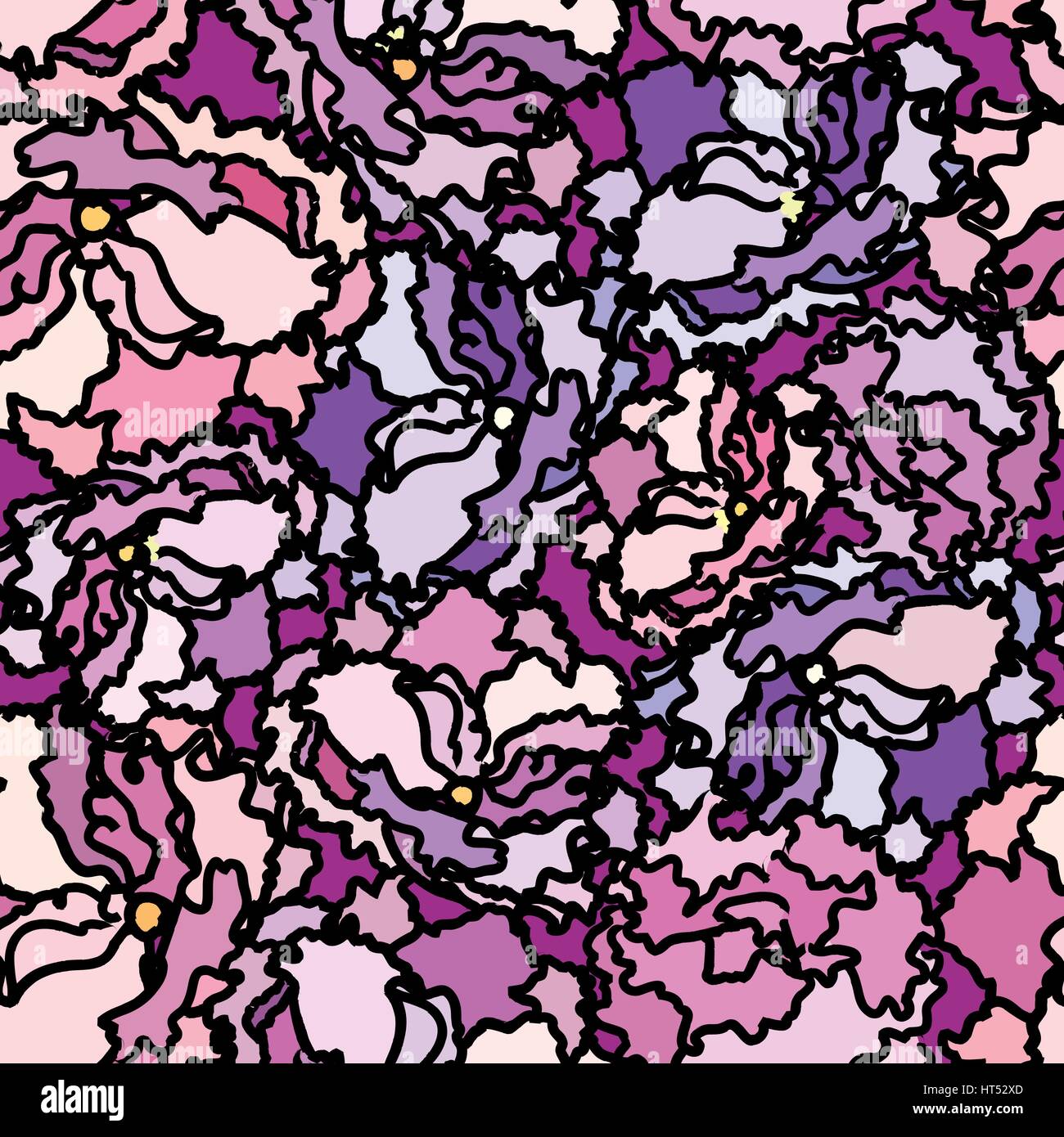 Abstract floral dot Flower petal seamless pattern Swirl floral texture ...
