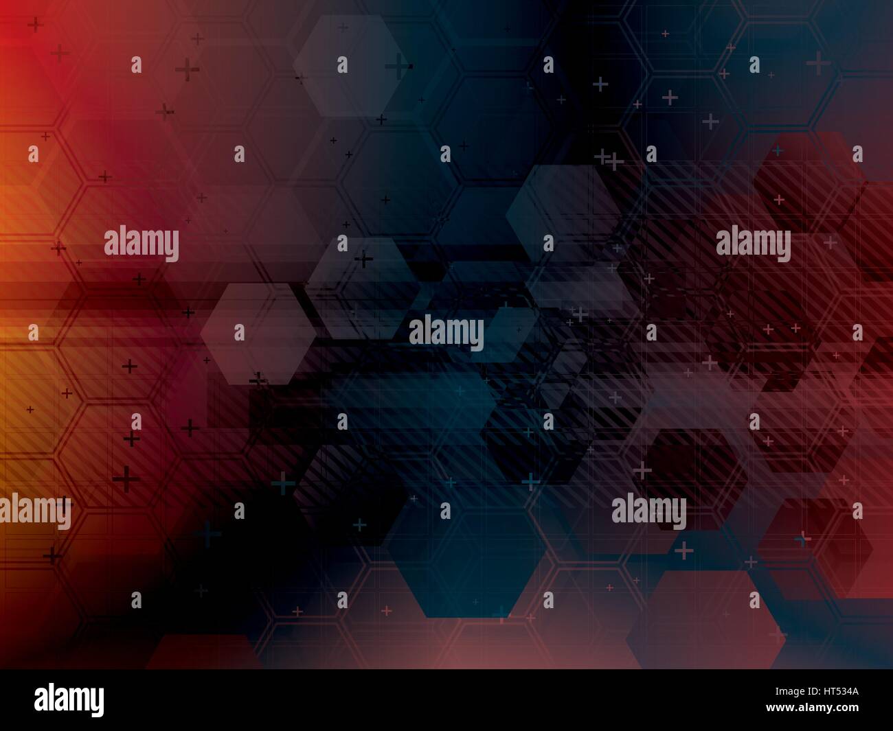 Abstract vector background with futuristic technology shapes in ...