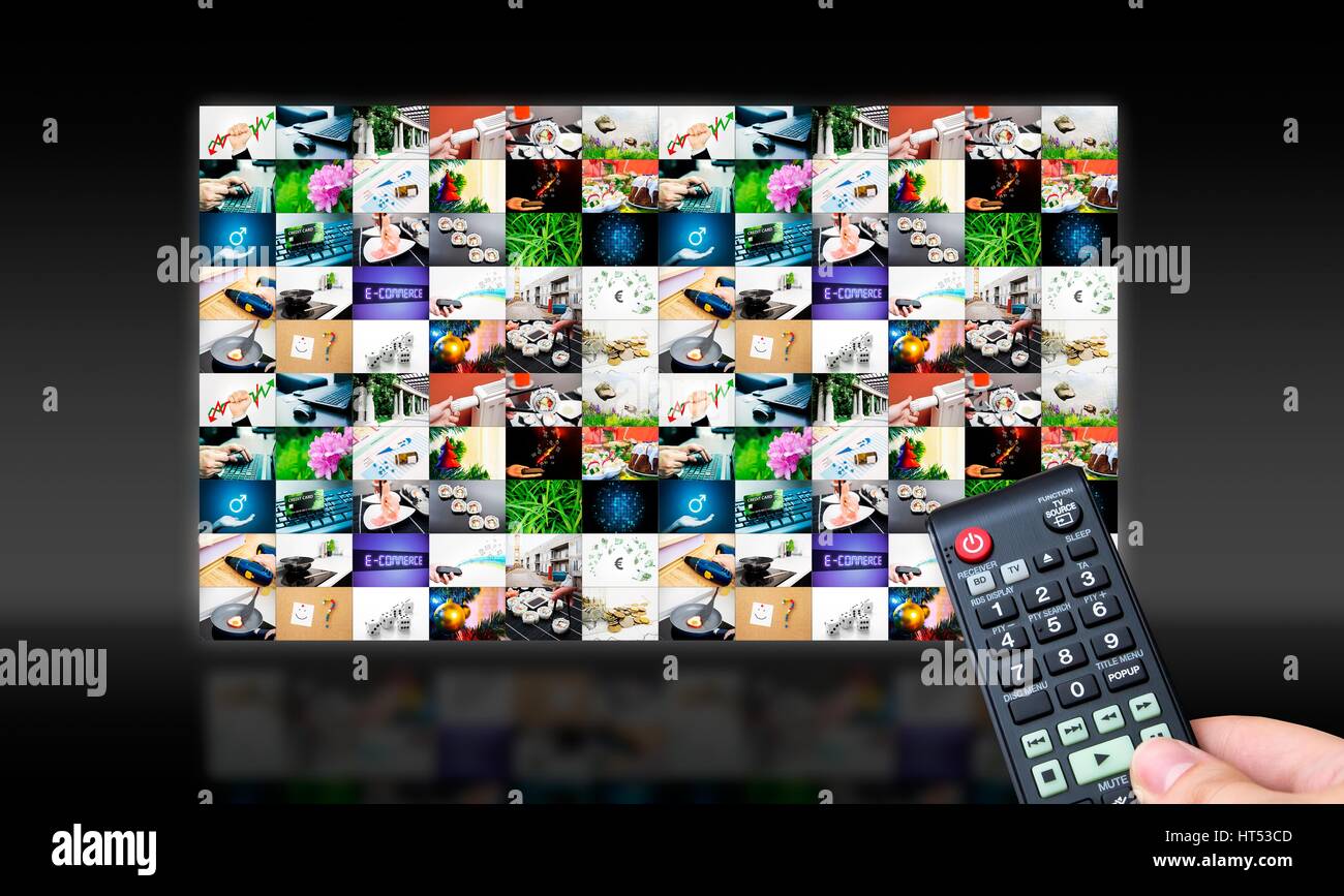 Multimedia screen hi-res stock photography and images - Alamy