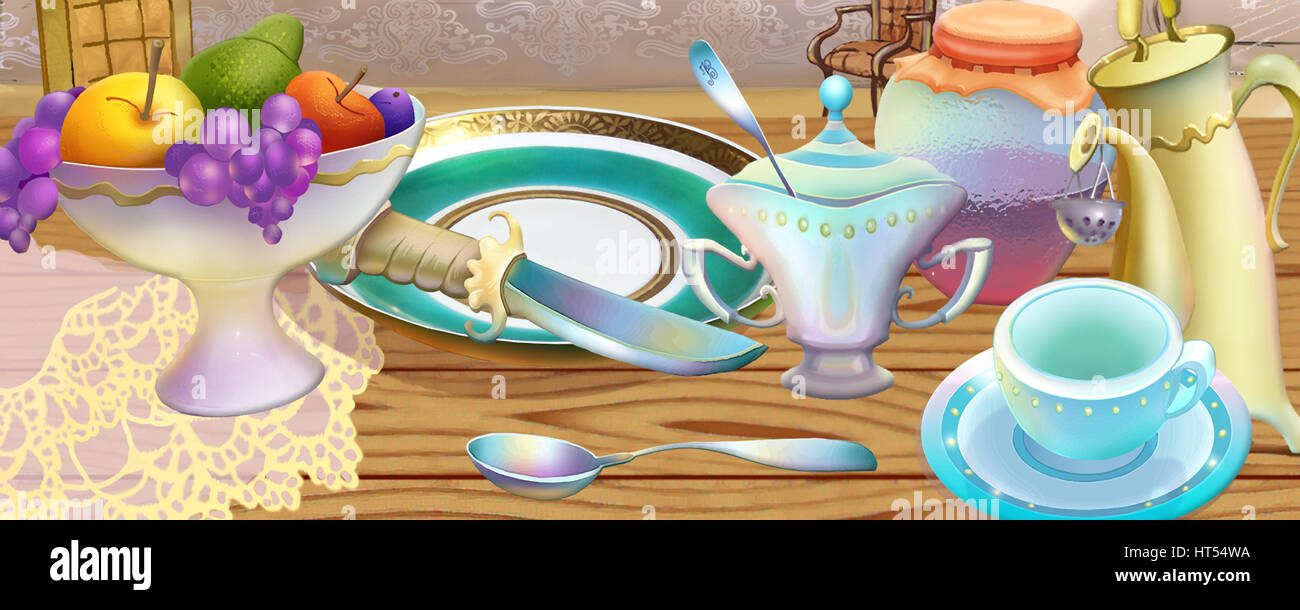 fairy tea set
