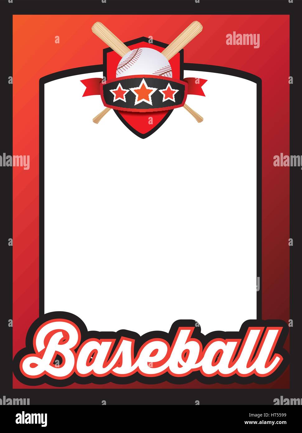 advert, poster or marketing template for sports poster Stock Vector