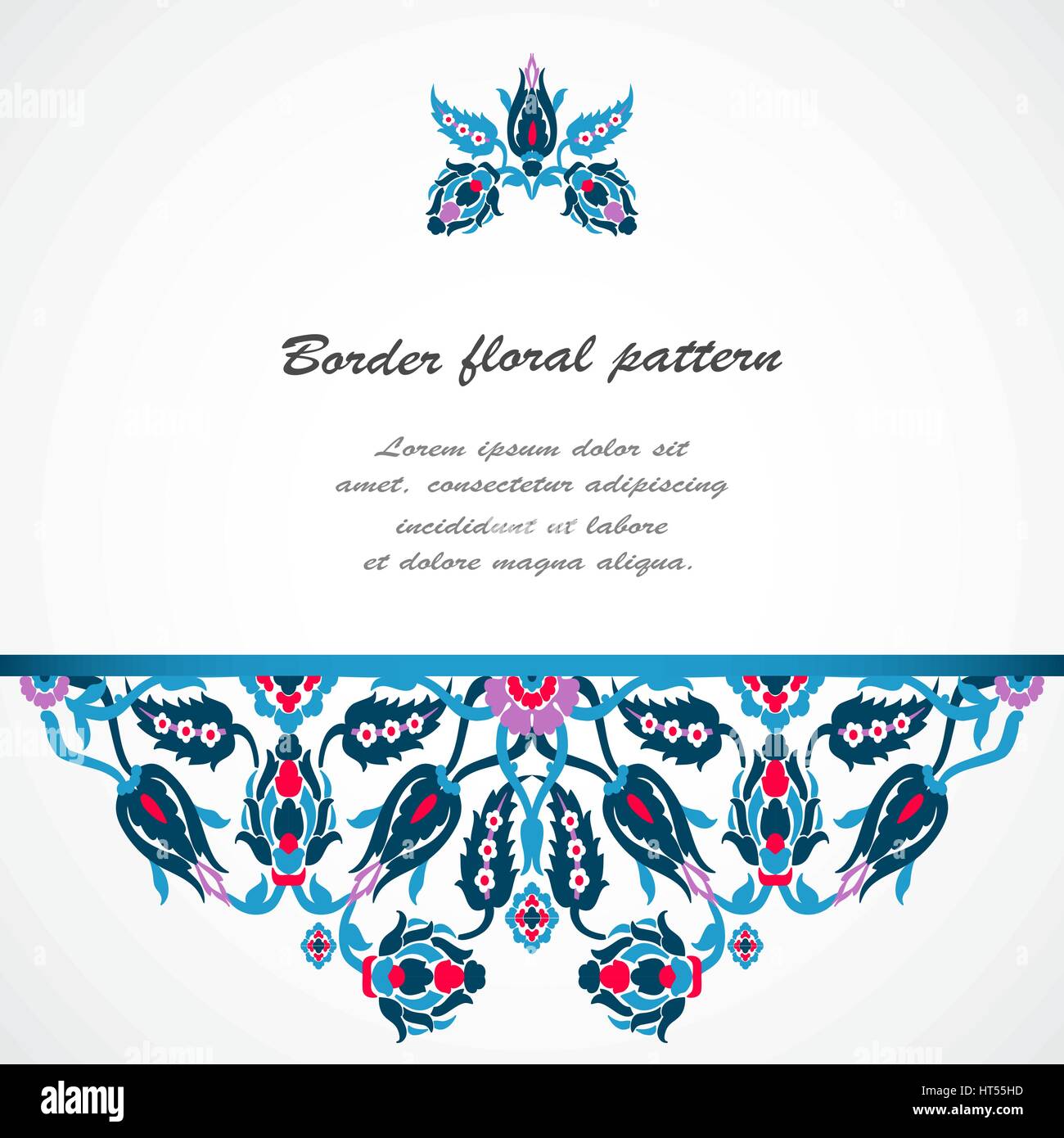 Arabesque vintage ornate border for design template vector. Eastern ...