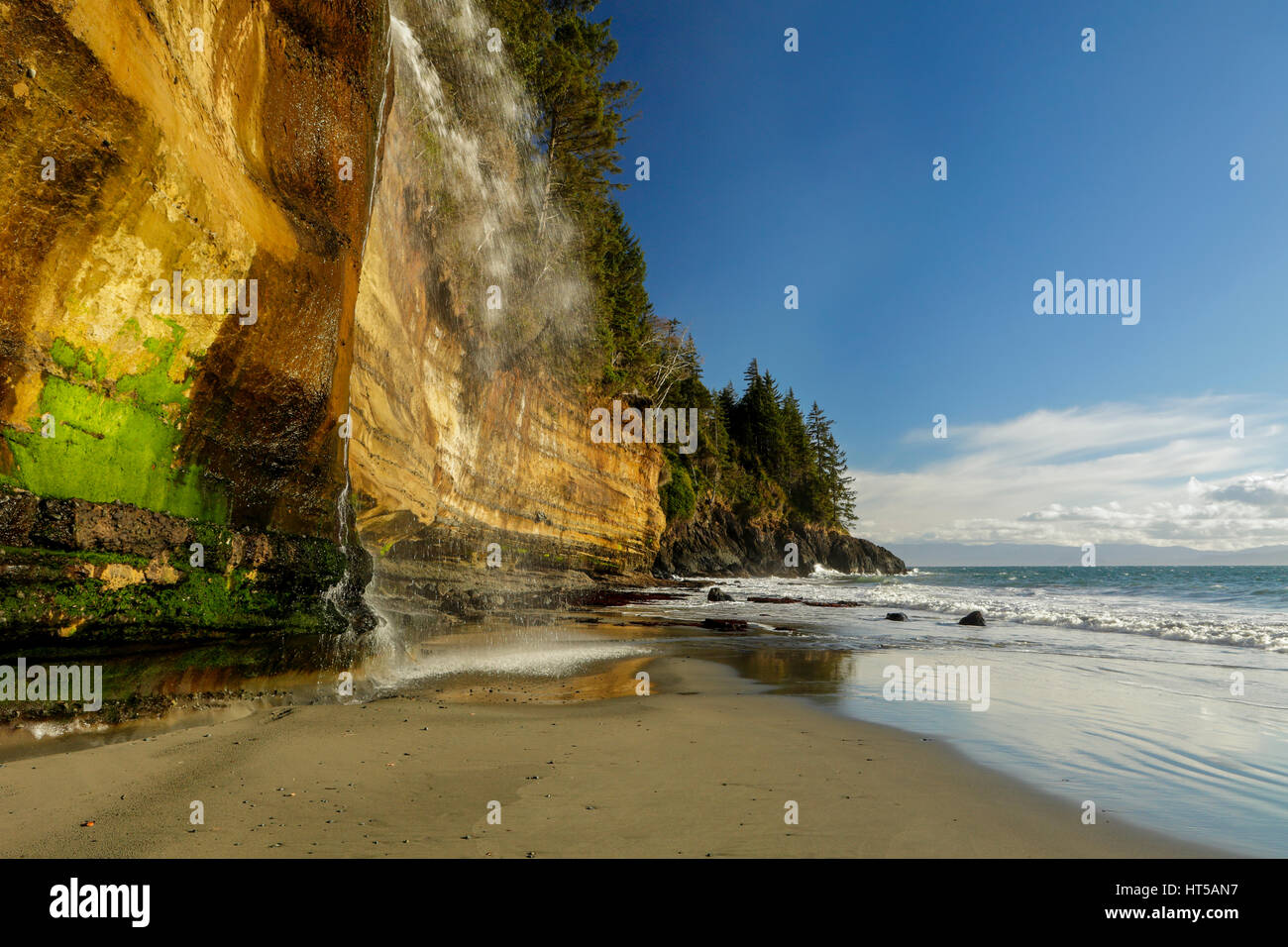 Jordan river vancouver island british columbia canada hires stock