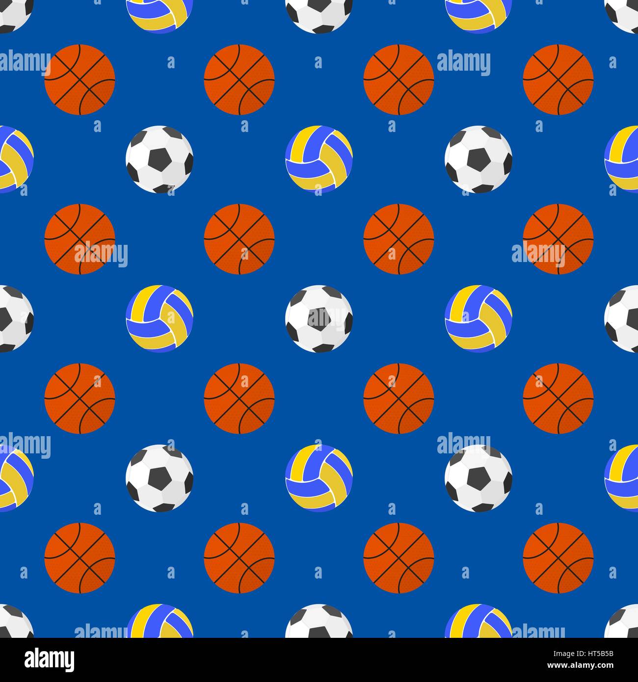 vector colorful flat design european football soccer basketball volleyball various playing sport