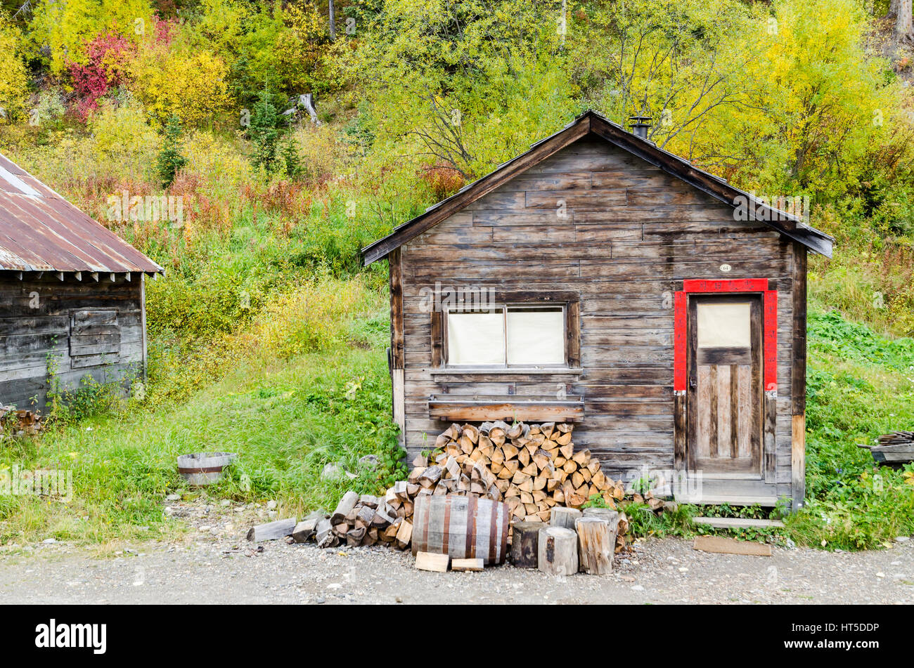 Barkerville townsite, Cariboo Region, Britsih Columbia, Canada Stock