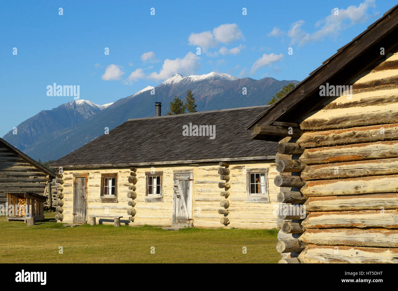 Log Cabins N W M P Kootenay Post Fort Steele Heritage Town