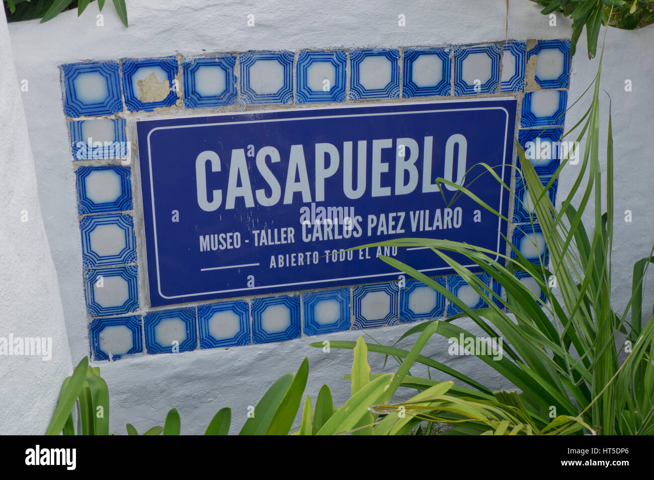 Casapueblo gallery and boutique hotel, designed by artist Carlos Paez Vilaro in Punta Ballena, near Punta del Este, Uruguay Stock Photo