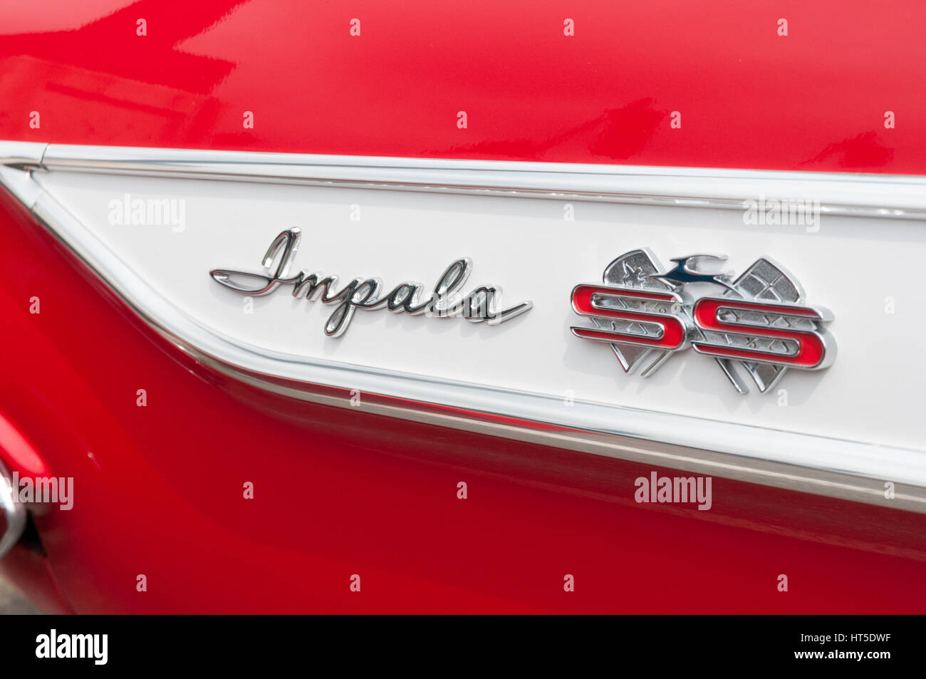 Impala Super Sport automobile logo Stock Photo