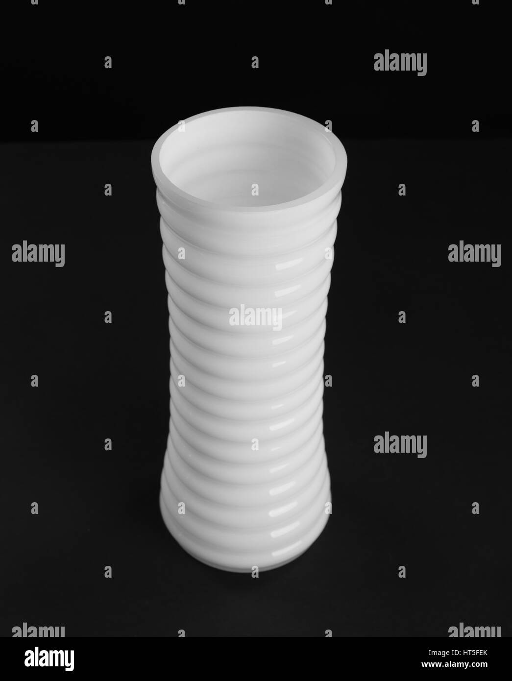 Beautiful antique white porcelain vase, top view Stock Photo Alamy