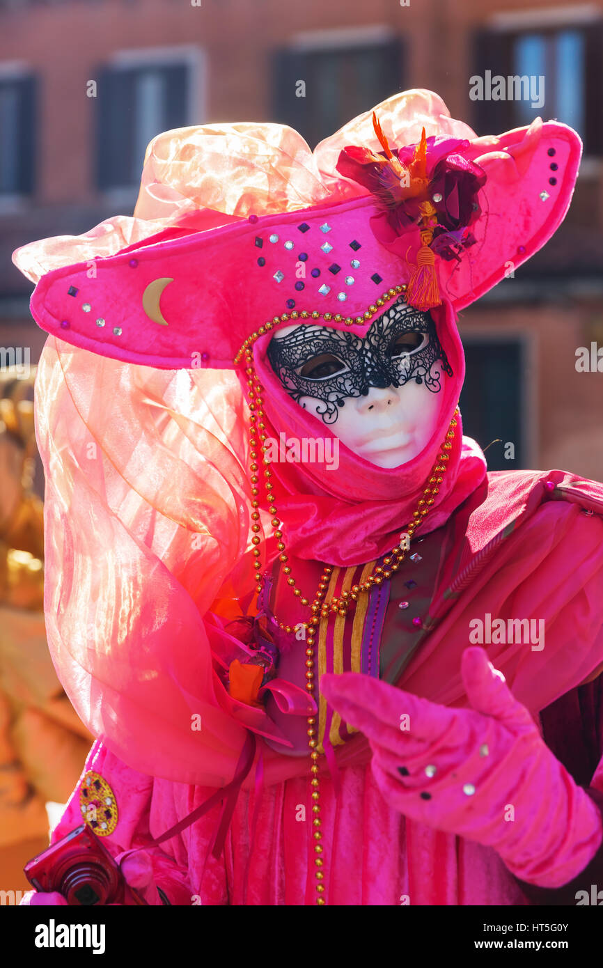 picture of a costumed person at the Carnival of Venice Stock Photo - Alamy