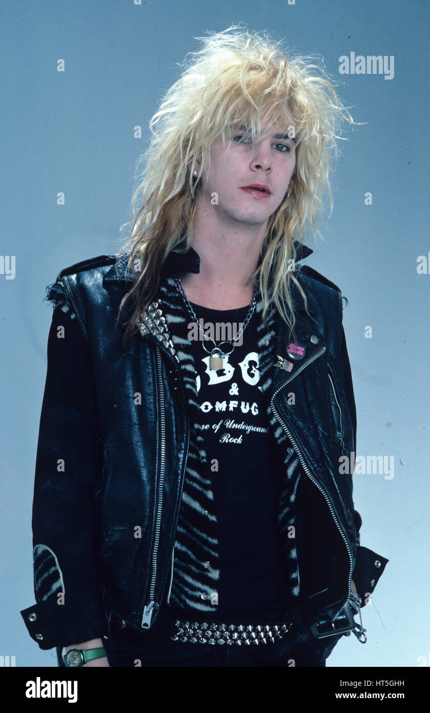 Duff of Guns n' Roses in the late 1980's Stock Photo - Alamy